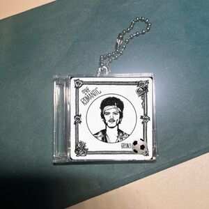 Bruno mars mini CD keychain